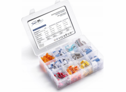 Simet Sada 240 ks. rychlospojky pro lana a dráty SCL2, SCL3, SCL5, SCP2, SCP3, SCP4, SCP5, SCP6, SCP8, SCS2 organizér Simet Ideal Combo4 88000904