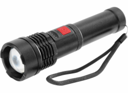 Orno LT-12 svítilna LED COB 12W 500lm ruční svítilna s funkcí zoom a 2200 mAh baterií