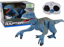 Akční figurka LeanToys Dálkově ovládaný dinosaurus Velociraptor Zvuk řvoucí zvuky Modré