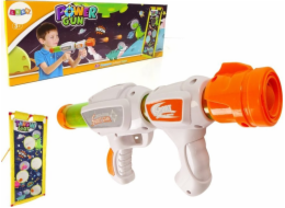 Hra přesnosti LeanToys Gun Foam Balls Dinosaurs Board