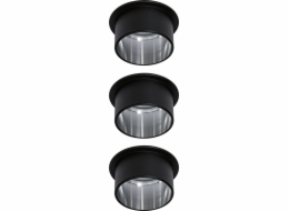 Paulmann vestavné svítidlo Gil Coin 3StepDim rd starr LED 3x6W 2700K 230V černá matná/eisenAlu