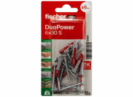 Pin Fischer DuoPower, 30 mm x 6 mm, 12 ks.