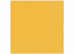 Ubrousek, 330 mm x 330 mm, žlutý, 20 ks.
