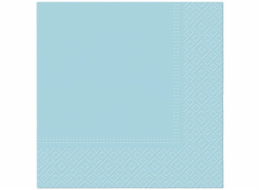 Ubrousek, 330 mm x 330 mm, modrý, 20 ks.