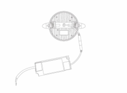 Vestavné svítidlo Domoletti FRAMELESS, 24W, 4000°K, LED