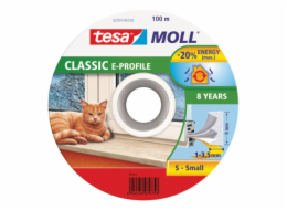 Tesa&nbsp;Gumové&nbsp;těsnění&nbsp;9mm&nbsp;E&nbsp;profil&nbsp;bílý&nbsp;100m&nbsp;(5570100)