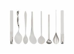 Alessi Designer Set of 8 Coffee Spoons MSPOONSET Alessi Designer Set of 8 Coffee Spoons MSPOONSET