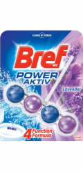 WC čistič-osvěžovač BREF POWER AKTIV LAVENDER, 50g