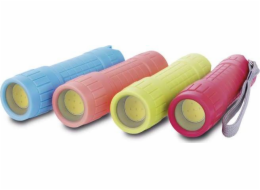 Svítilna ruční plast 10 cm LED P4706 (3× AAA)