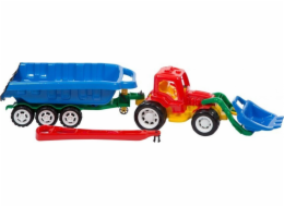 Buldozer Leszko s přívěsem + rukojeť 70198