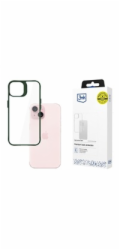 3mk ochranný kryt Satin Armor Case+ Green pro Apple iPhone 15