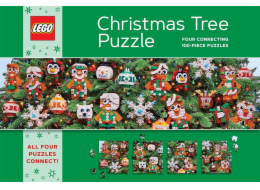 Chronicle Books Puzzle LEGO® Vánoční stromeček 4x100 dílků
