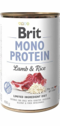 BRIT MONO PROTEIN Mokré krmivo pro psy Jehněčí s rýží 400 g