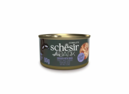 SCHESIR After Dark Kuřecí řízek s kachnou ve vývaru - mokré krmivo pro kočky - 80g