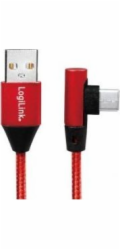 LogiLink USB-A - USB-C USB kabel 1 m červený (CU0146)