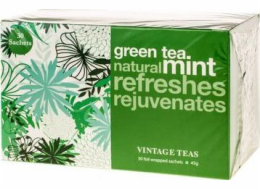 Vintage Teas Vintage Teas Green Tea Mint - 30 sáčků