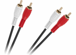RCA (Cinch) x2 - RCA (Cinch) x2 kabel 1,5 m černý (KPO2613-1,5)