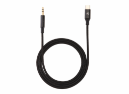 Tellur USB-C na 3,5mm Jack audio kabel DAC 1m černý
