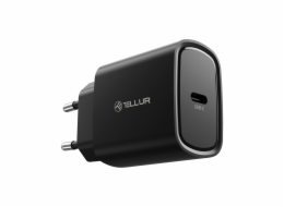 Tellur 20W USB-C PD nástěnná nabíječka černá
