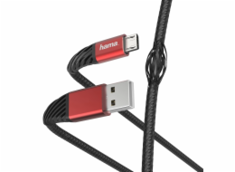 Hama 00187216 Extreme nabíjecí/datový kabel, USB-A - Micro-USB 1,5 m černý/červený