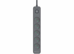 Tracer 47023 Zebra mobile ready 1,5m (5 zásuvek + 2USB 2,1A)