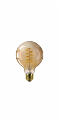 LED žárovka Philips E27 Vintage Classic D G93 5,5-25W SRT4 E27 2000K GOLD