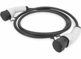 Nabíjecí kabel do auta Digitus Type2-Typ2, 1fázový 230V, 32A, 7,4kW, 7,5m (DK-1P32-075)