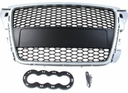 MTuning_F GRILL AUDI A3 8P RS-STYLE STŘÍBRNO-ČERNÁ (07-12)