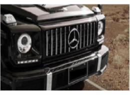 MTuning GRILL MERCEDES BENZ W463 G63 LOOK SHINY BLACK (90-18)