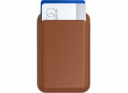 Satechi  Vegan-Leather Wallet Stand for Apple iPhone MagSafe brown