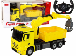 Mercedes Grapple Truck Mercedes Rastar Yellow