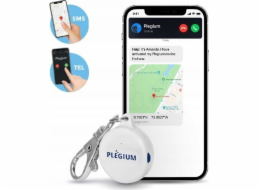 NO NAME Plegium Smart Emergency Button Wearable – chytrý osobní alarm, bílá