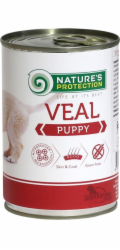 NATURE S OCHRANA Puppy Telecí - mokré krmivo pro štěňata - 400 g
