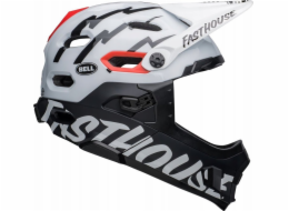 Bell Celoobličejová přilba BELL SUPER DH MIPS Spherical fasthouse matný lesk černá bílá vel. L (58–62 cm) (NOVINKA)