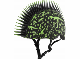 C-PREME Dětská juniorská helma C-PREME T-REX BONEZ MOHAWK černá vel. S CHILD FS 5+ (50-54 cm) (NOVINKA)