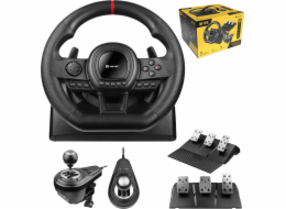 Tracer TRAJOY47345 herní ovladač Černý Volant + pedály PlayStation 4, PlayStation 3, Xbox One, Xbox 360, Switch, PC