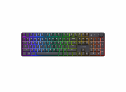 TRUST Herní klávesnice GXT 868 TORIX, Bezdrátová RF 2.4GHz, USB-C, US
