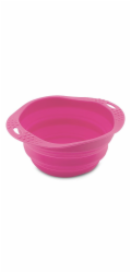 Miska pro psa, cestovní, BecoBowl Travel-pink L, EKO