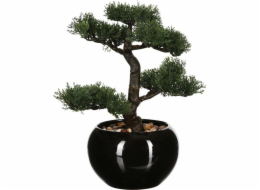 Atmosphera Bonsai strom v černém květináči, 36 cm