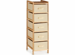 Kipit Komoda 5 zásuvek Dřevo Materiál (34 x 103 x 36 cm)