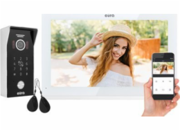 Eura VIDEO DOMÁCÍ TELEFON EURA VDP-99C5 bílý, WiFi, RFID