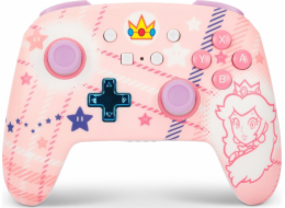 PowerA Pad Bezdrátová podložka PowerA SWITCH Enhanced Princess Peach Plaid