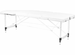 Activeshop SKLADOVACÍ MASÁŽNÍ STŮL HLINÍKOVÝ COMFORT ACTIV FIZJO 3-SEGMENTOVÝ BÍLÝ