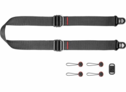 Peak Design  Slide Lite Black v3 popruh na krk nebo rameno pro lehké fotoaparáty