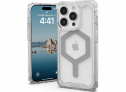 UAG  Plyo MagSafe Case pro iPhone 15 Pro - průhledné a stříbrné