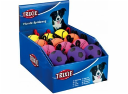 Trixie Neonové míčky z měkké gumy na provázku, 24 ks/bal. 6 cm/30 cm
