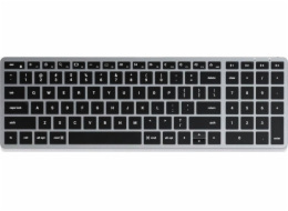 Satechi klávesnice Satechi Slim X2 Bluetooth bezdrátová klávesnice Podsvícená klávesnice vesmírně šedá