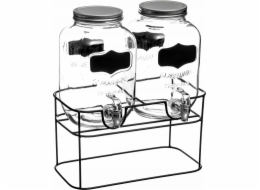 Secret de Gourmet Dvojitý dávkovač nápojů na stojánku, 4L x 2 kusy v ceně