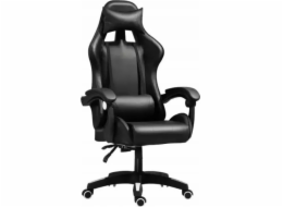 Kancelářská židle ExtraLink KANCELÁŘSKÁ KANCELÁŘSKÁ KANCELÁŘSKÁ ŽIDLE HRY OTOČNÁ GAMING ČERNÁ G-524