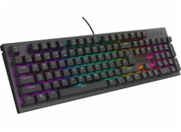 Klávesnice Genesis GENESIS THOR 303 US HERNÍ KLÁVESNICE RGB PODSVÍCENÍ MECHANICKÝ HNĚDÝ SPÍNAČ ČERNÝ HOT SWAP